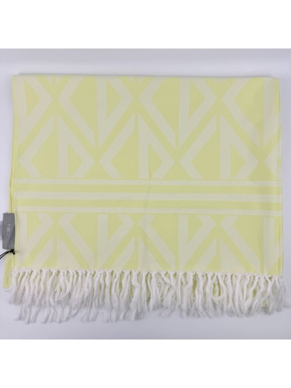 Dior Yellow Cotton Vintage Scarf - Picture 5 of 12